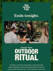 Email Inspiration from Big Green Egg