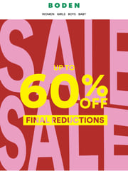 Email Inspiration from Boden Sale