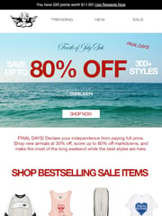 Email Inspiration from Boys Lie