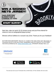 Email Inspiration from Brooklyn Nets