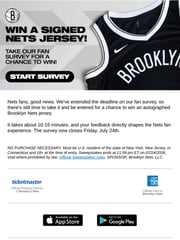 Email Inspiration from Brooklyn Nets