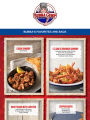 Email Inspiration from Bubba Gump Shrimp Co.