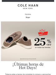 Email Inspiration from Cole Haan México