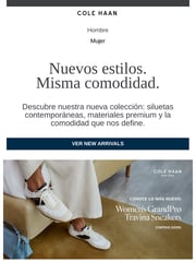 Email Inspiration from Cole Haan México