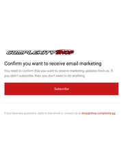 Email Inspiration from Complexity Gaming