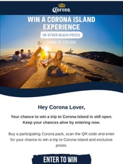 Email Inspiration from Corona