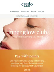 Email Inspiration from Credo Beauty