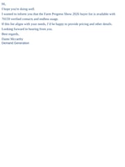 Email Inspiration from Dante Mccarthy
