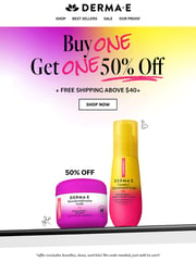 Email Inspiration from DERMA E
