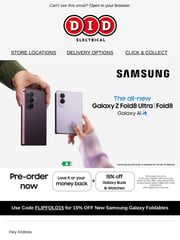Email Inspiration from DID Electrical