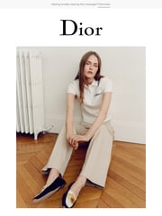 Email Inspiration from Dior Couture