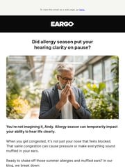 Email Inspiration from EARGO