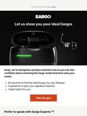 Email Inspiration from EARGO