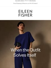Email Inspiration from EILEEN FISHER