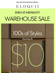 Email Inspiration from ELOQUII WAREHOUSE SALE