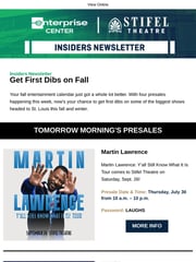 Email Inspiration from Enterprise Center