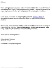 Email Inspiration from Esther LeNoir Ramirez