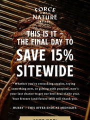 Email Inspiration from Force of Nature