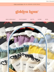 Email Inspiration from Golden Hour Gift Co