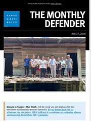 Email Inspiration from HRW's Monthly Defender