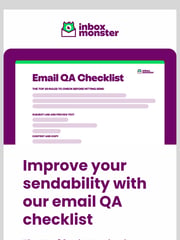 Email Inspiration from Inbox Monster
