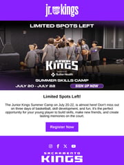 Email Inspiration from Jr. Kings