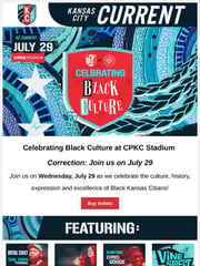 Email Inspiration from Kansas City Current