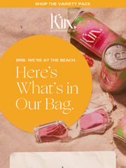 Email Inspiration from Kin Euphorics