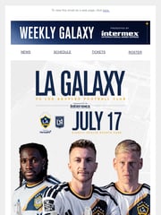 Email Inspiration from LA Galaxy