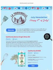 Email Inspiration from La Tourangelle