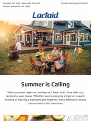 Email Inspiration from Lactaid