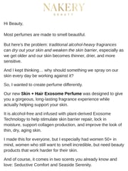 Email Inspiration from Liz @ Nakery
