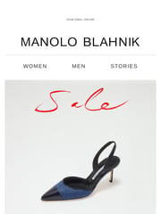 Email Inspiration from Manolo Blahnik