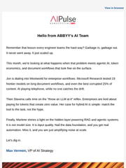 Email Inspiration from Maxime Vermeir from ABBYY