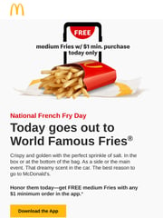 Email Inspiration from McDonald's
