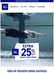 Email Inspiration from Mizuno Swim