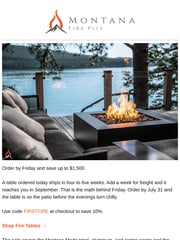 Email Inspiration from Montana Fire Pits