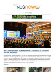 Email Inspiration from NUS News