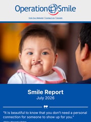 Email Inspiration from Operation Smile