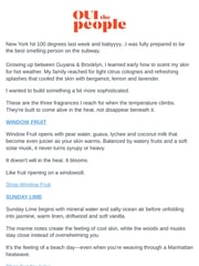 Email Inspiration from OUI the People