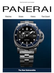 Email Inspiration from PANERAI