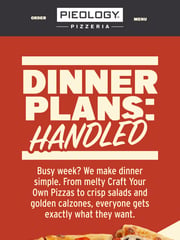 Email Inspiration from Pie Life Rewards