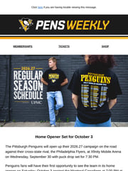 Email Inspiration from Pittsburgh Penguins