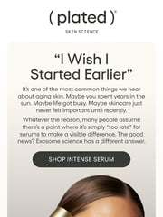 Email Inspiration from ( plated ) Skin Science