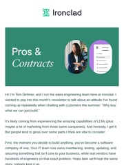 Email Inspiration from Pros & Contracts