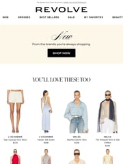 Email Inspiration from REVOLVE