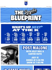 Email Inspiration from Royals Ticket Office