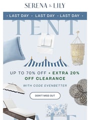 Email Inspiration from Serena & Lily