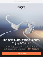 Email Inspiration from Shokz