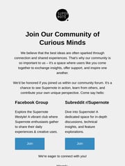 Email Inspiration from Supernote